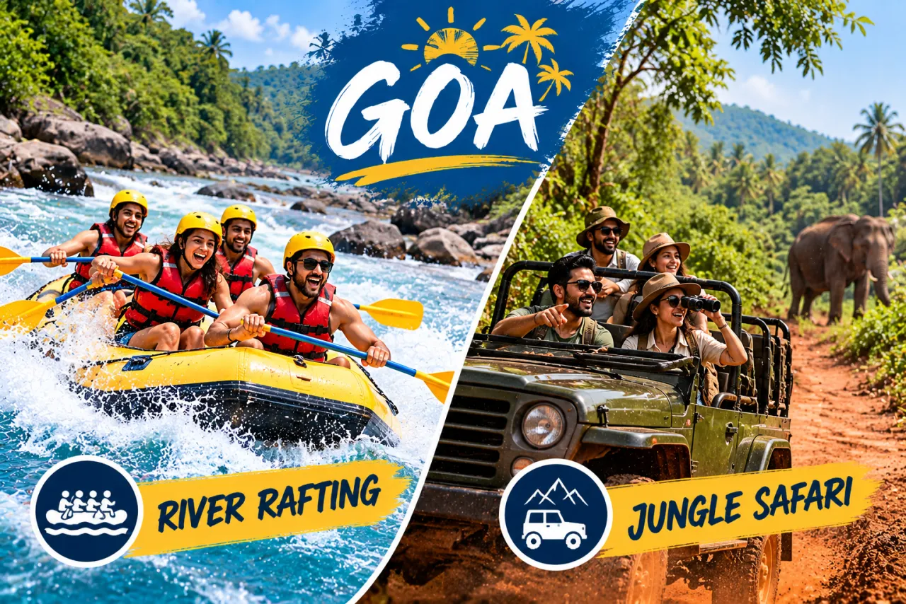 Goa Jungle Expedition: Valpoi River Rafting & Bhagwan Mahaveer Safari