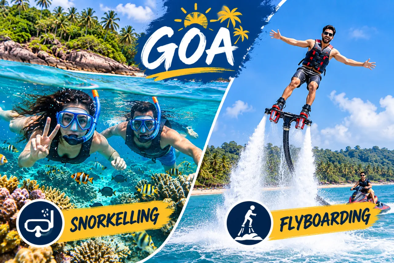 Goa Extreme Watersports: Hydro Flyboarding & Coral Snorkeling