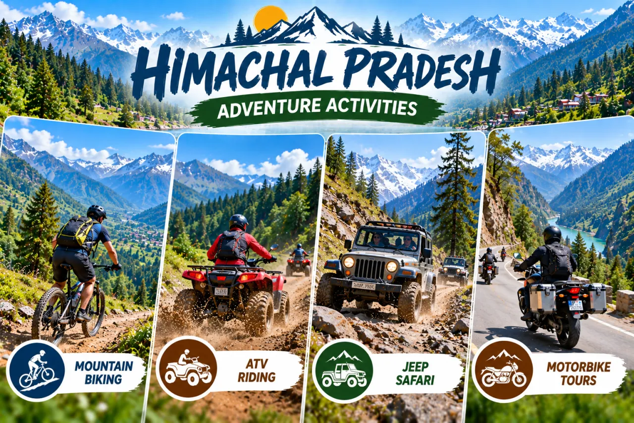 Himachal Off-Road Expedition: Mountain Biking, ATV & 4x4 Jeep Safari