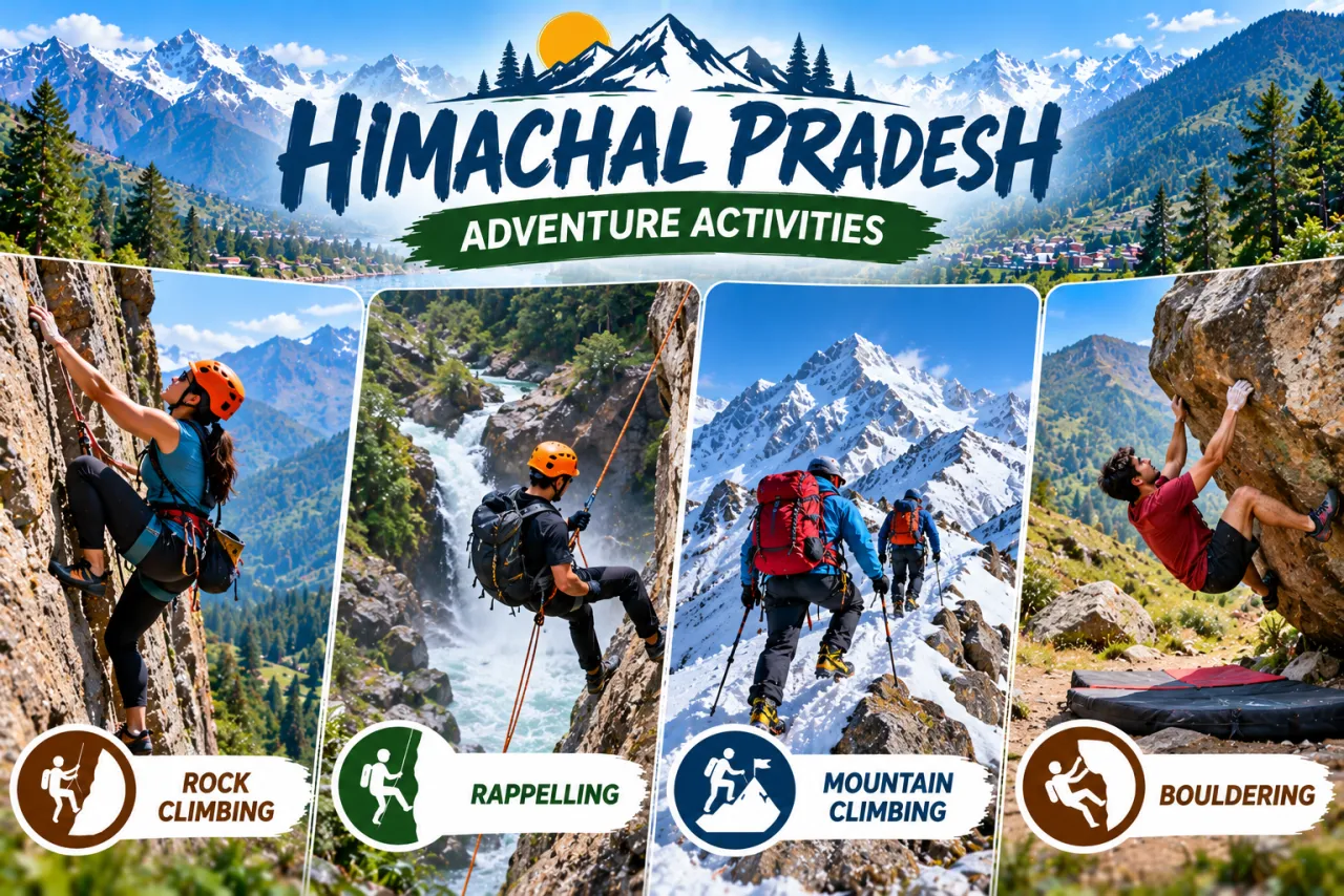 Himalayan Vertical Challenge: Rock Climbing, Rappelling & Bouldering