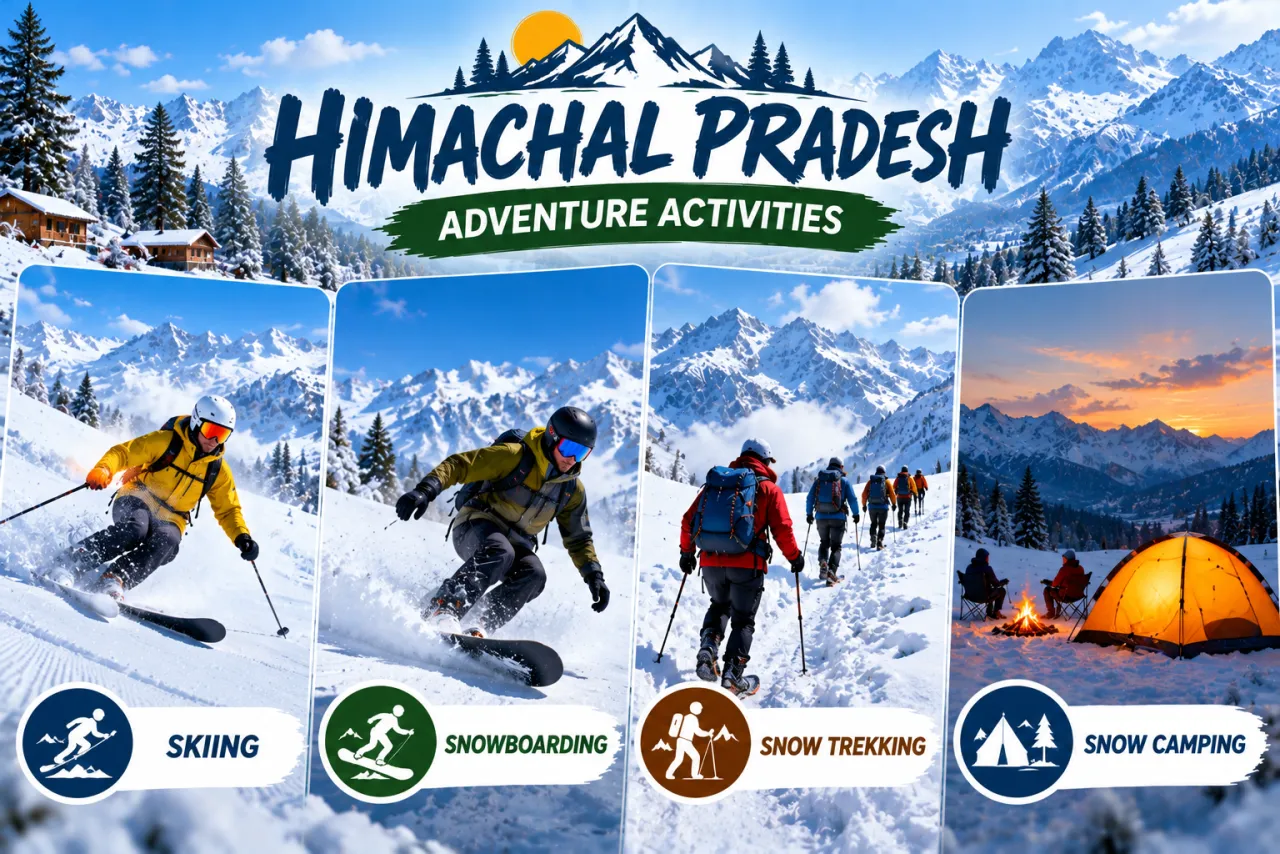 Himachal Winter Wonder: Skiing, Snowboarding & Snow Camping