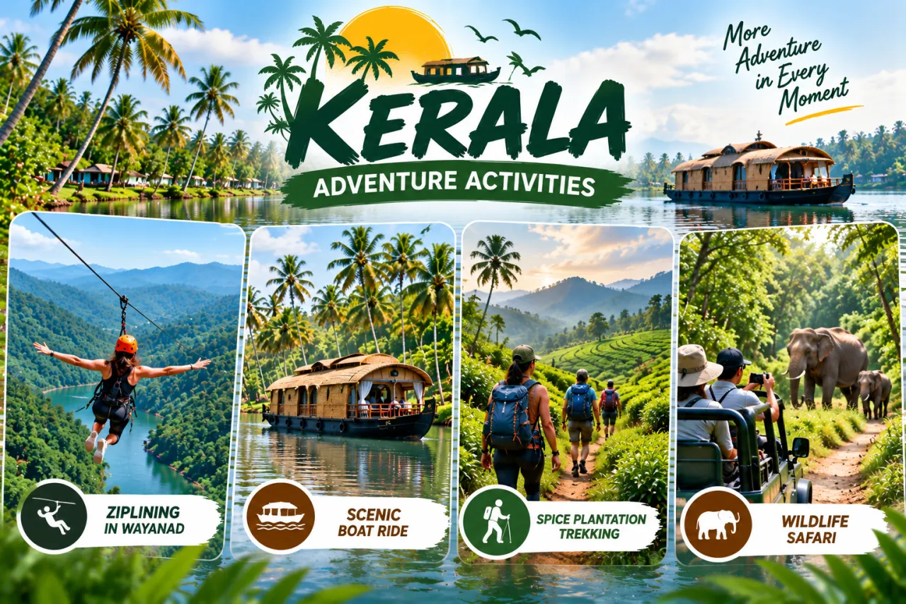 Wayanad Canopy & Spice Trails: Ziplining, Wildlife Safari & Plantation Walks