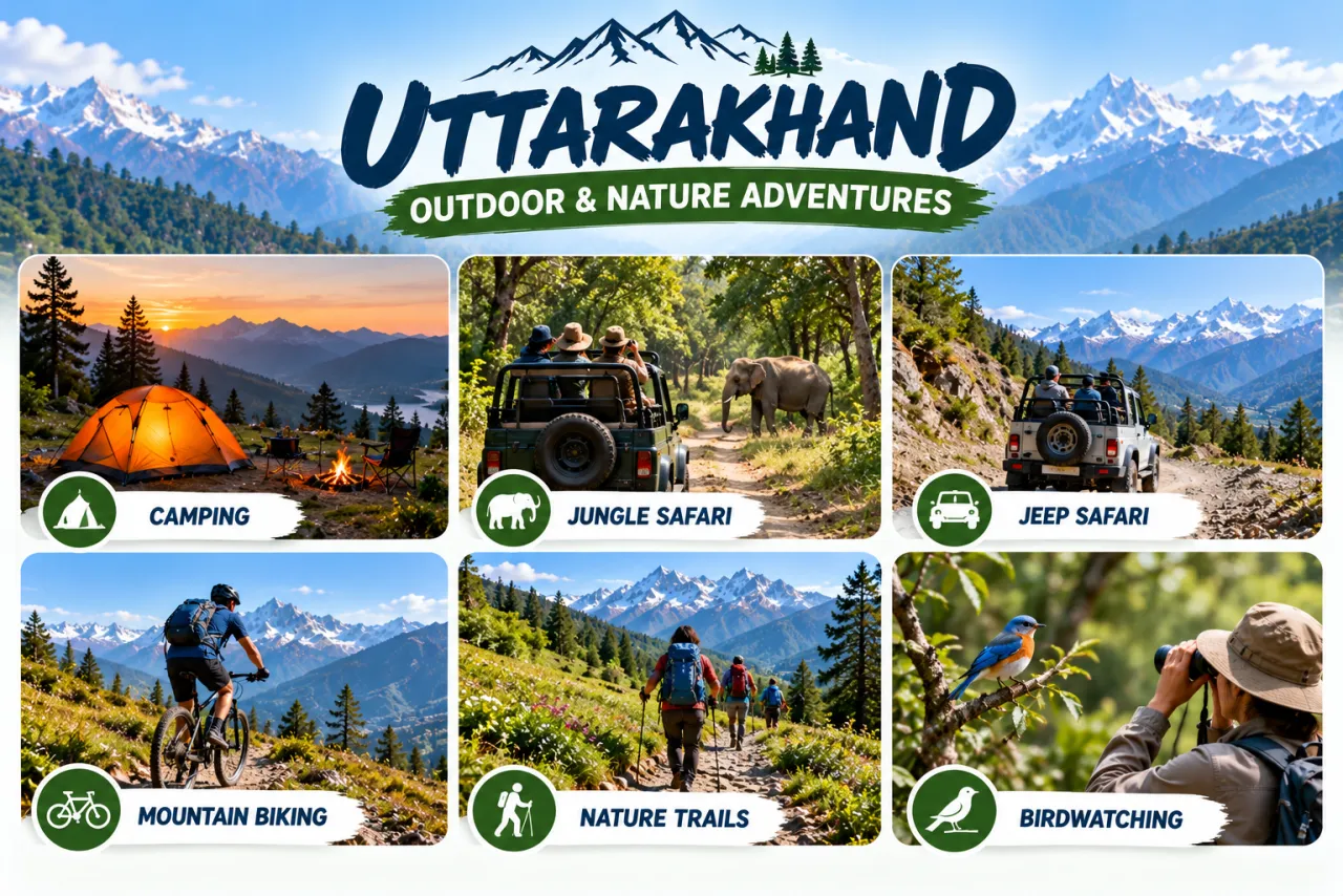 Corbett & Terai Wild Quest: Jim Corbett Jeep Safari, Nature Trails & Biking