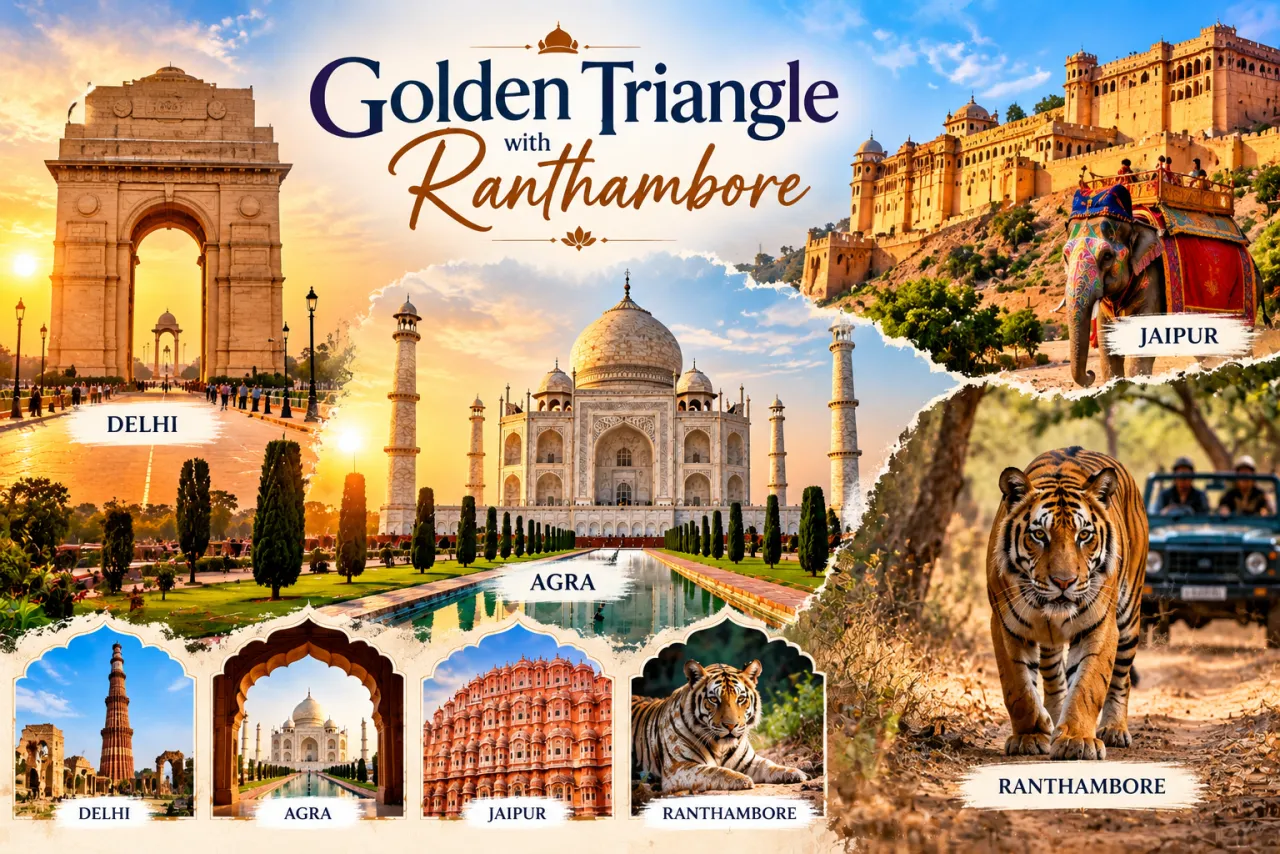 The Golden Triangle with Ranthambore