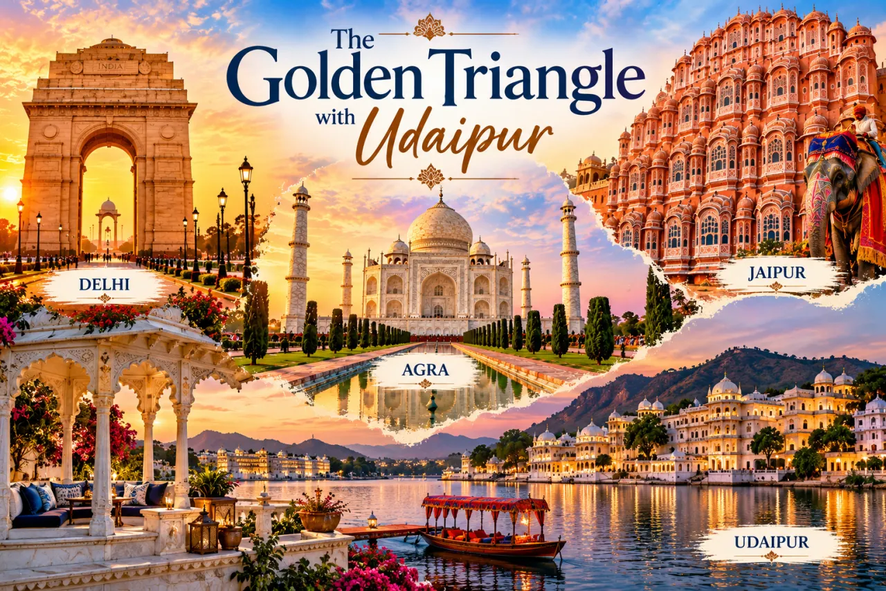 The Golden Triangle with Udaipur